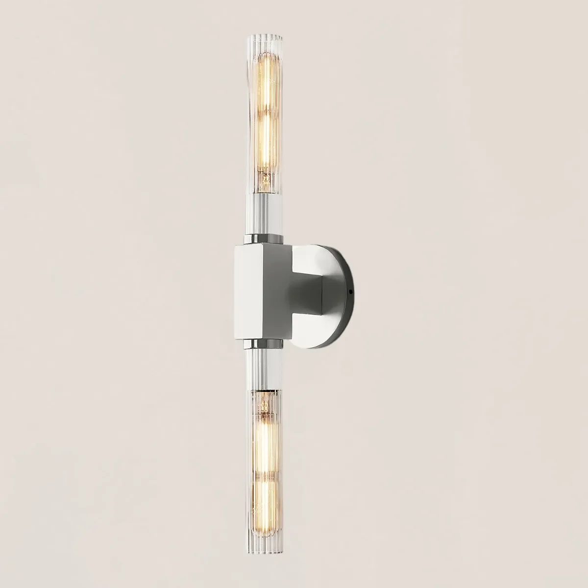 Cannele Glass Linear Wall Sconce-VaseLamps