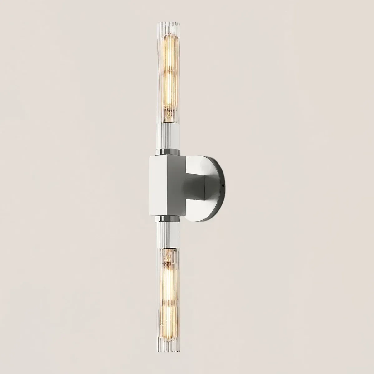 Cannele Glass Linear Wall Sconce-VaseLamps