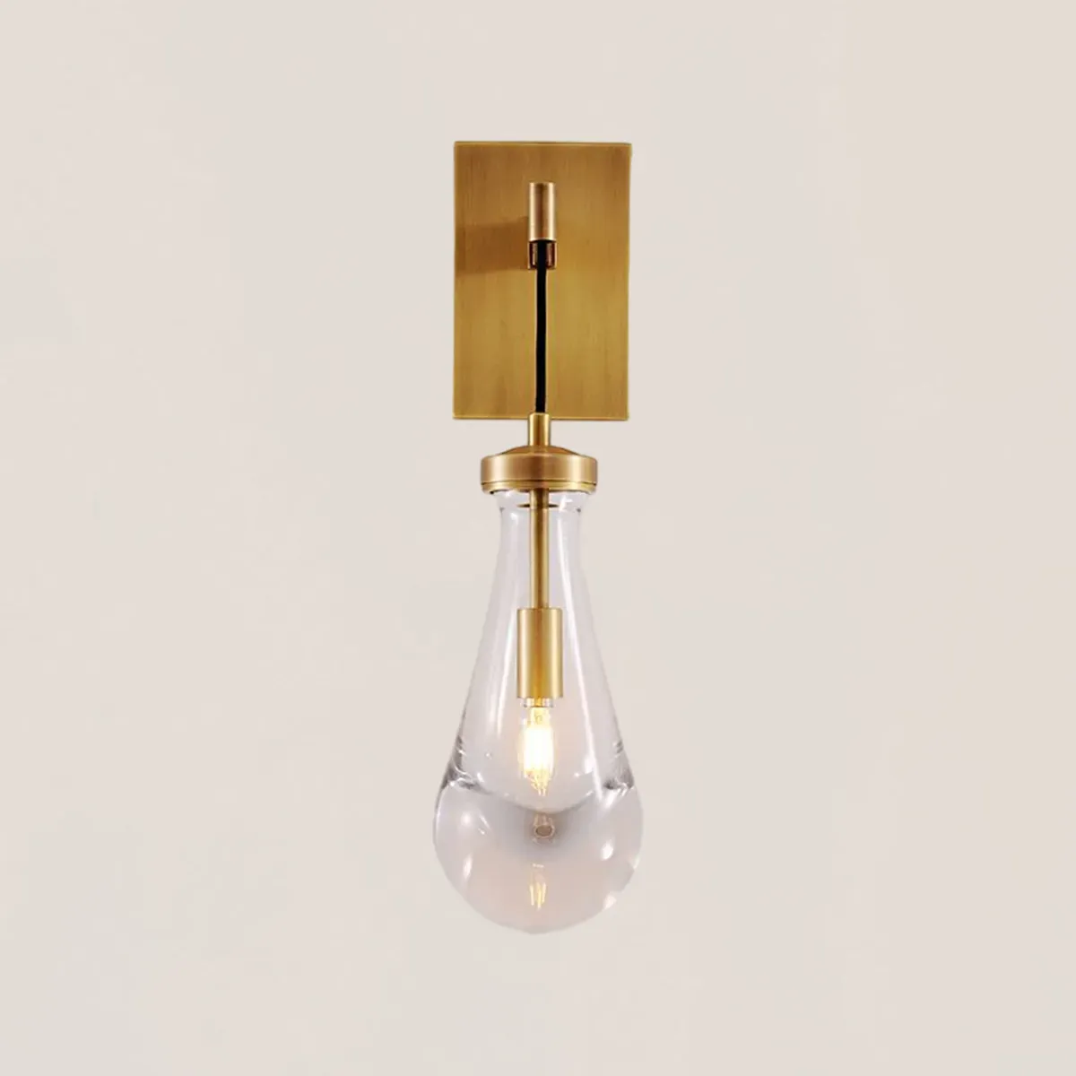 Raindrop Glass Wall Sconce-VaseLamps