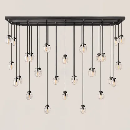Pearl Rectangular Chandelier-VaseLamps