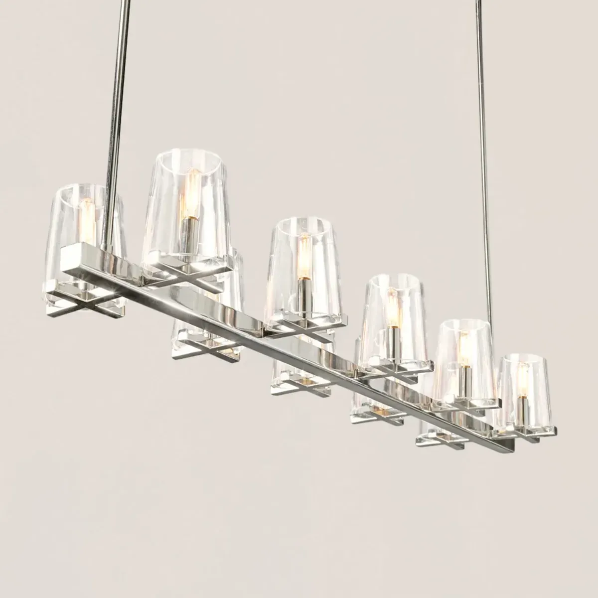 Pauillac Linear Chandelier-VaseLamps