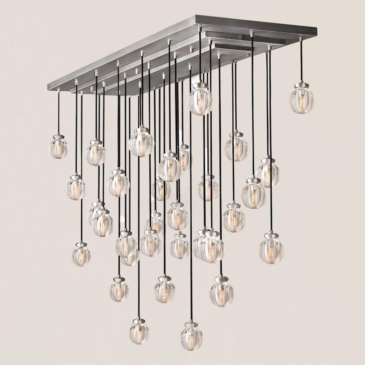 Pearl Rectangular Chandelier-VaseLamps