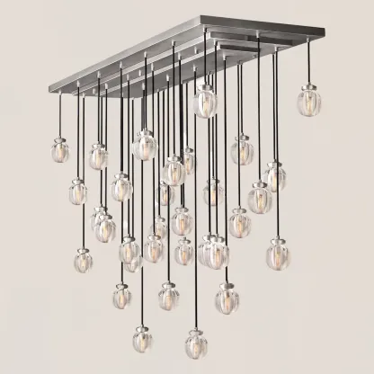 Pearl Rectangular Chandelier-VaseLamps