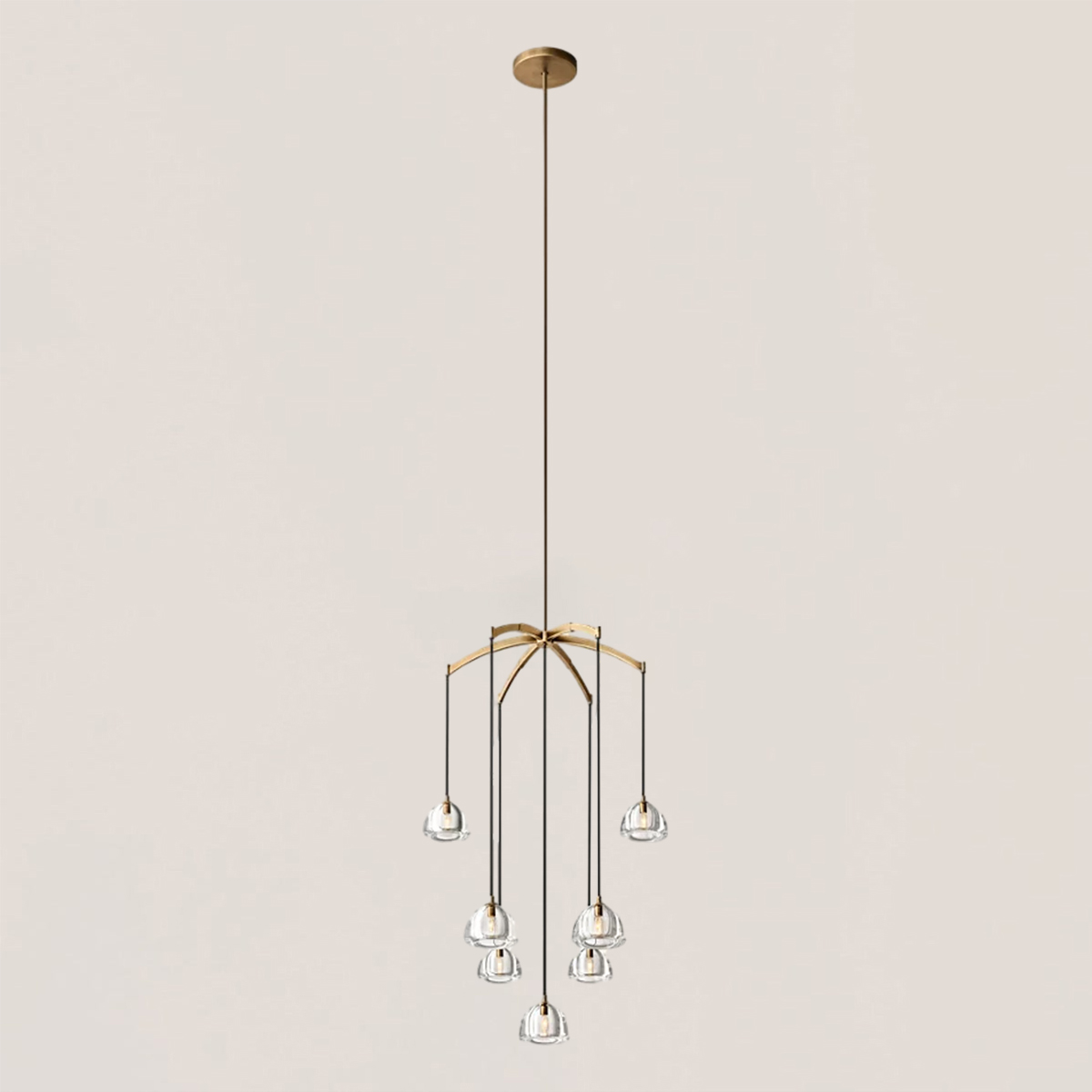 Hemisphere Round Chandelier-VaseLamps
