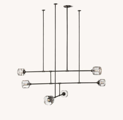 Demaret Mobile Round Chandelier 62"-VaseLamps
