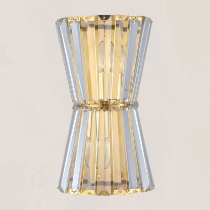 VASELAMPS - Modern Hourglass Crystal Wall Sconce-VaseLamps