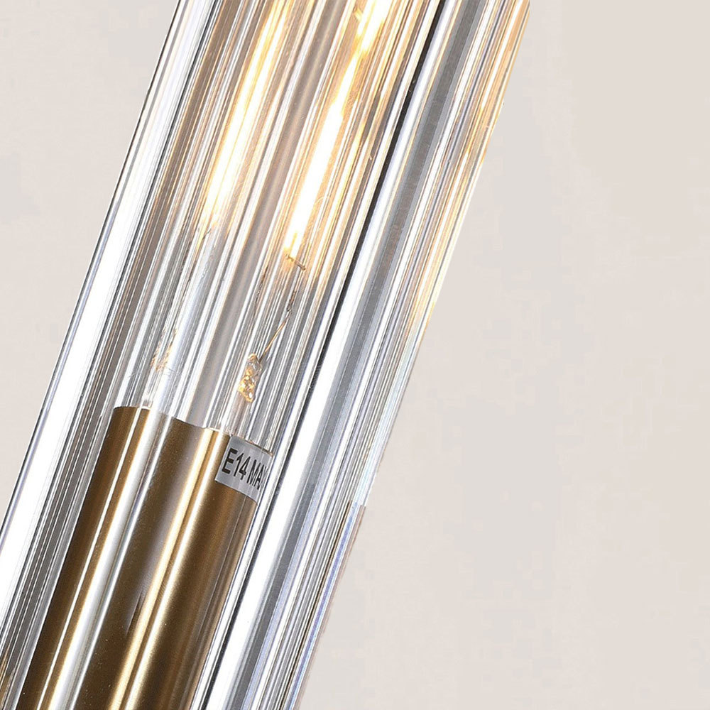 VASELAMPS - Modern Minimal Brass Glass Wall Sconce-VaseLamps