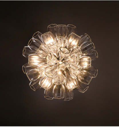 Luxury Glass Lotus Chandelier-VaseLamps