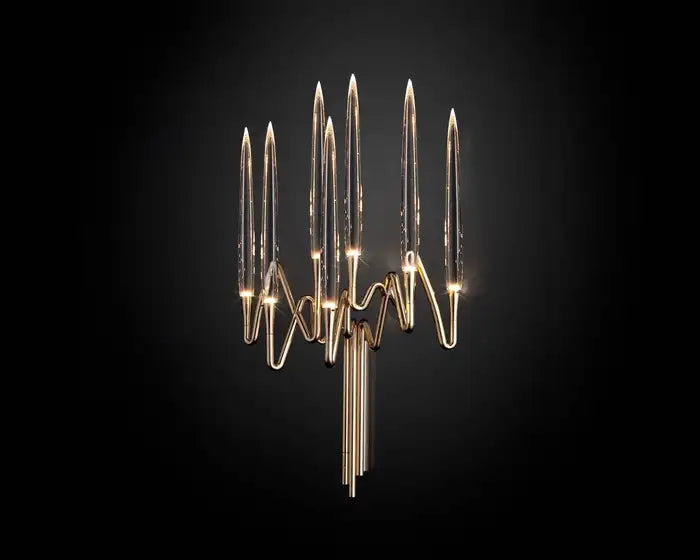 Modern Crystal Wall Sconce-VaseLamps