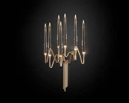 Modern Crystal Wall Sconce-VaseLamps