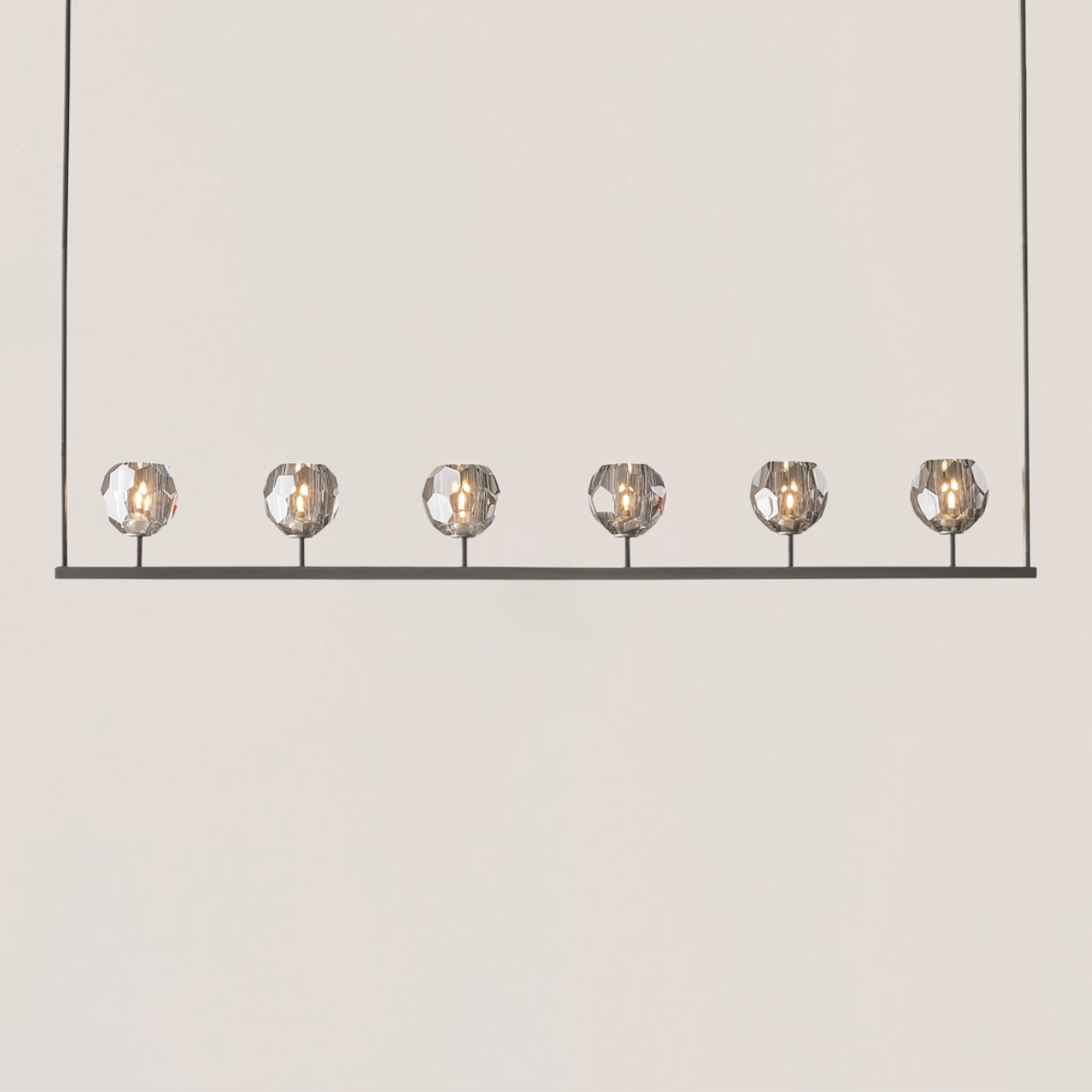 Boule De Crystal Linear Chandelier-VaseLamps