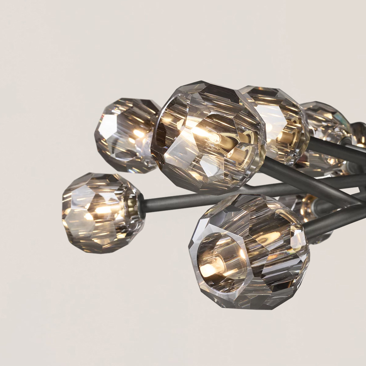 Boule De Cristal Glass Round Chandelier-VaseLamps