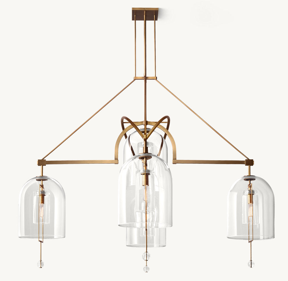 Fulcrum Round Grand Chandelier 73"-VaseLamps