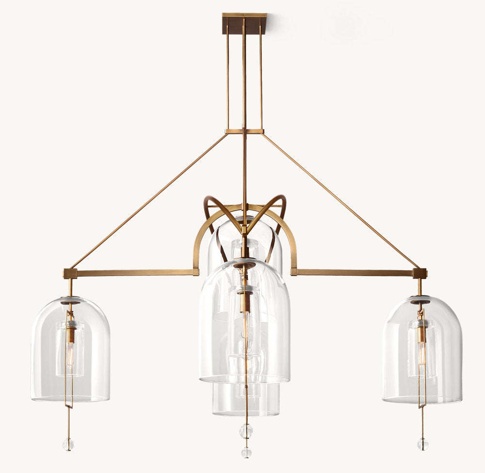 Fulcrum Round Grand Chandelier 73"-VaseLamps