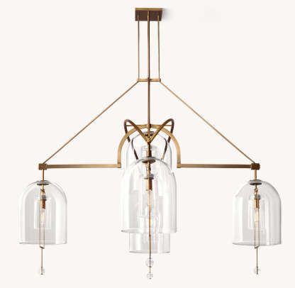 Fulcrum Round Grand Chandelier 73"-VaseLamps