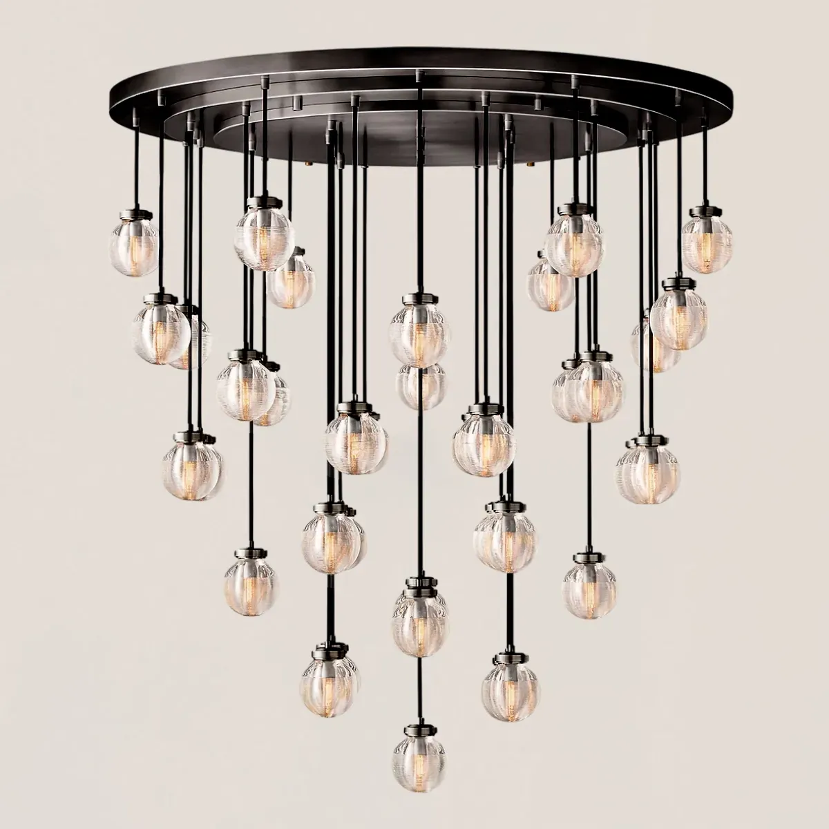 Pearl Round Chandelier-VaseLamps
