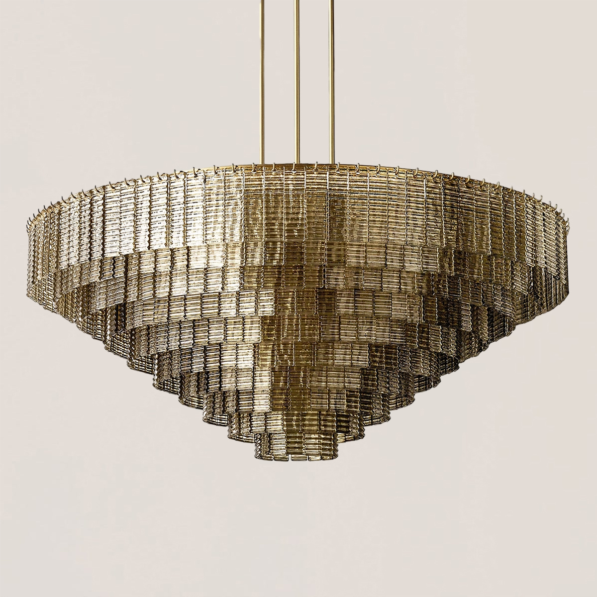 Sirene Glass Round Chandelier-VaseLamps