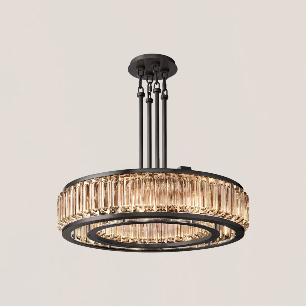 Maurier Round Chandelier 37"-VaseLamps
