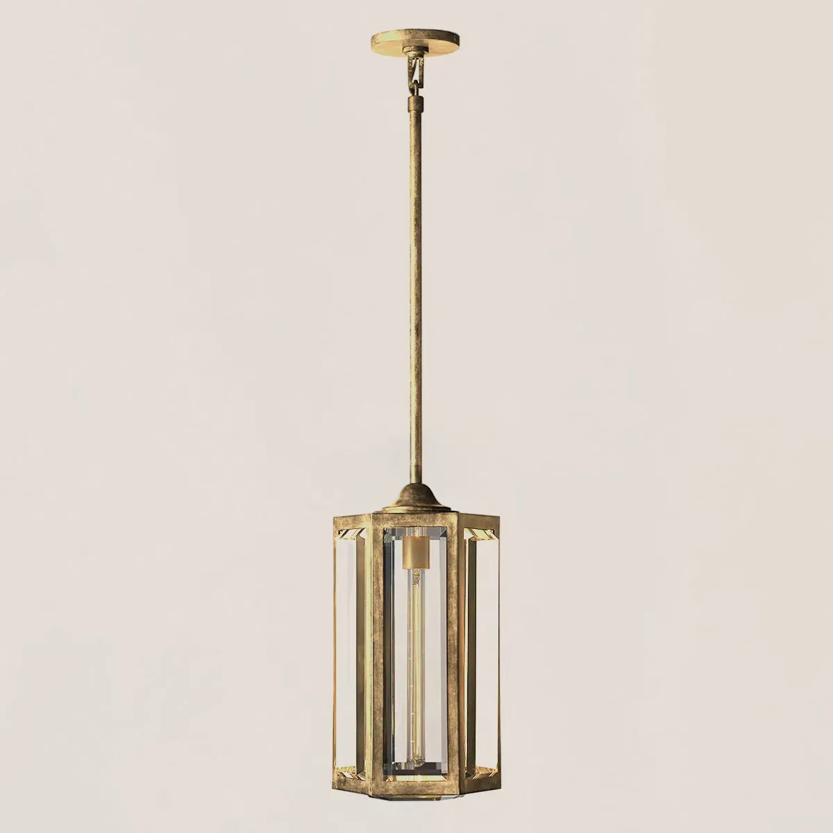 Chevalier Brass Crystal Pendant-VaseLamps