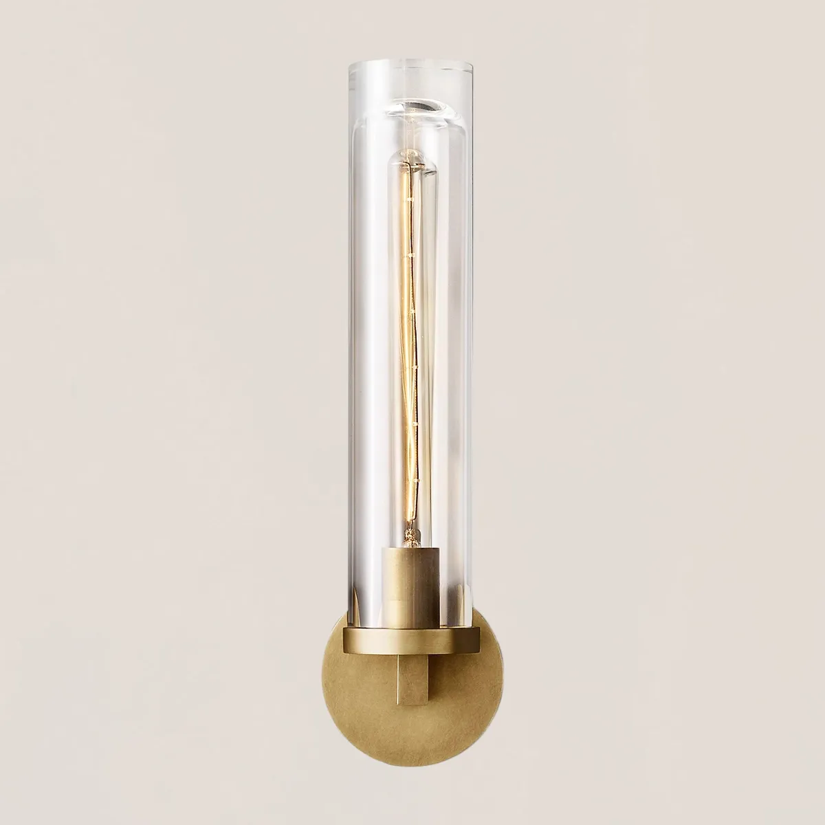 Savile Round Tube Sconce-VaseLamps