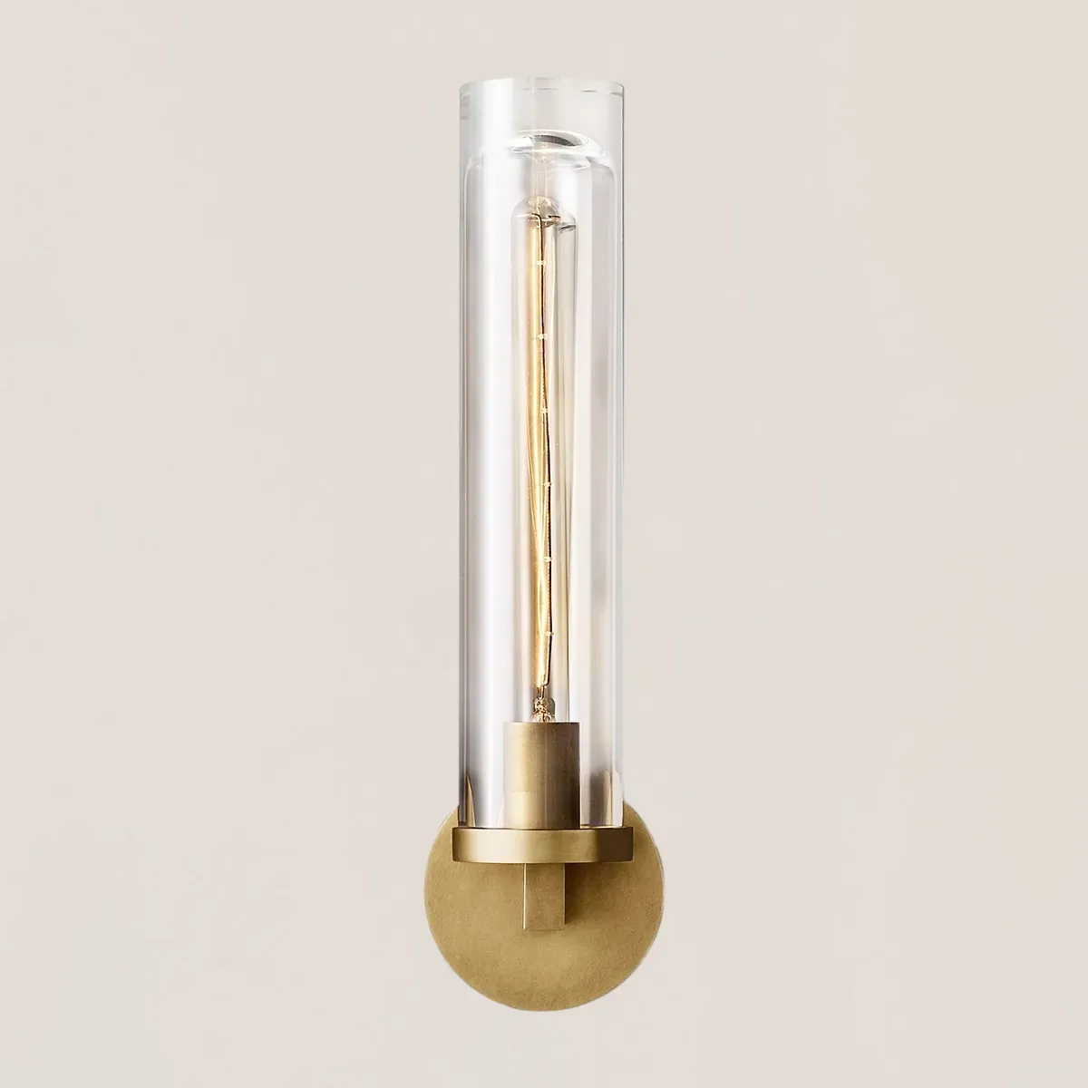 Savile Round Tube Sconce-VaseLamps