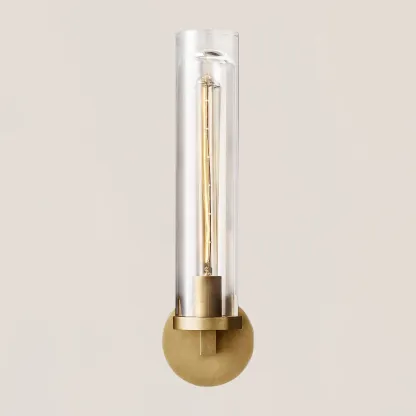 Savile Round Tube Sconce-VaseLamps