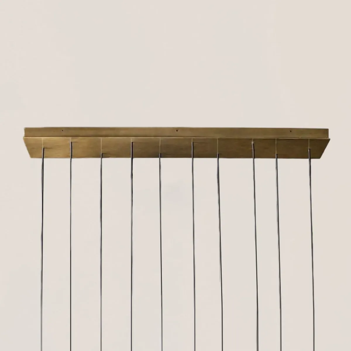 Aquitaine Modern Brass Linear Chandelier-VaseLamps