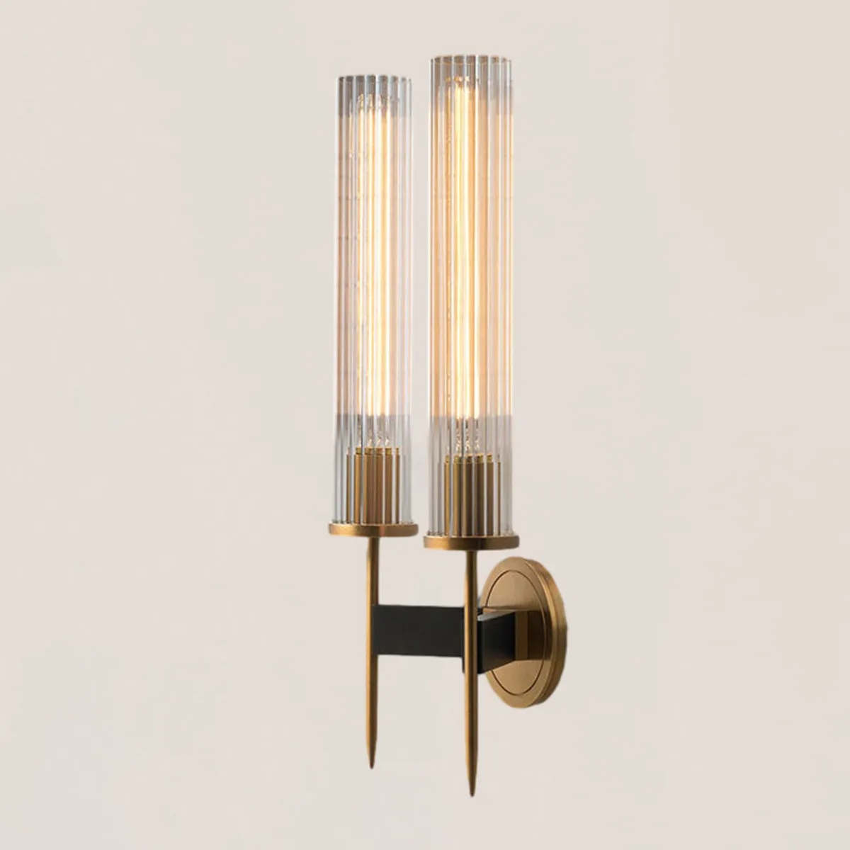 Alouette Double Wall Sconce-VaseLamps