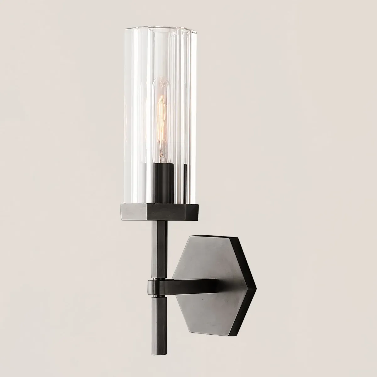 Lambeth Hexagonal Sconce-VaseLamps