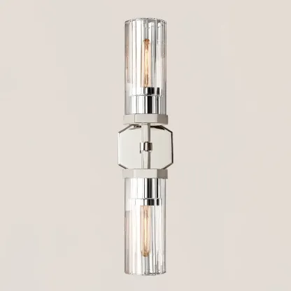 Lambeth Hexagonal Linear Short Wall Sconce-VaseLamps