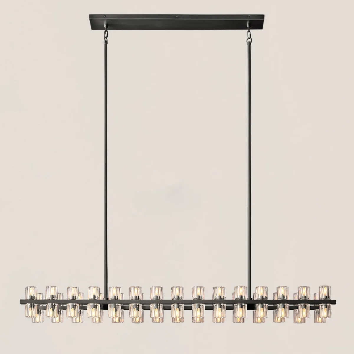 Arcachon LED Rectangular Chandelier-VaseLamps