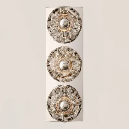 Boule De Crystal Clear Linear Short Wall Sconce-VaseLamps