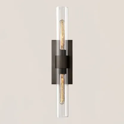 Ravelle Linear Glass Wall Sconce-VaseLamps
