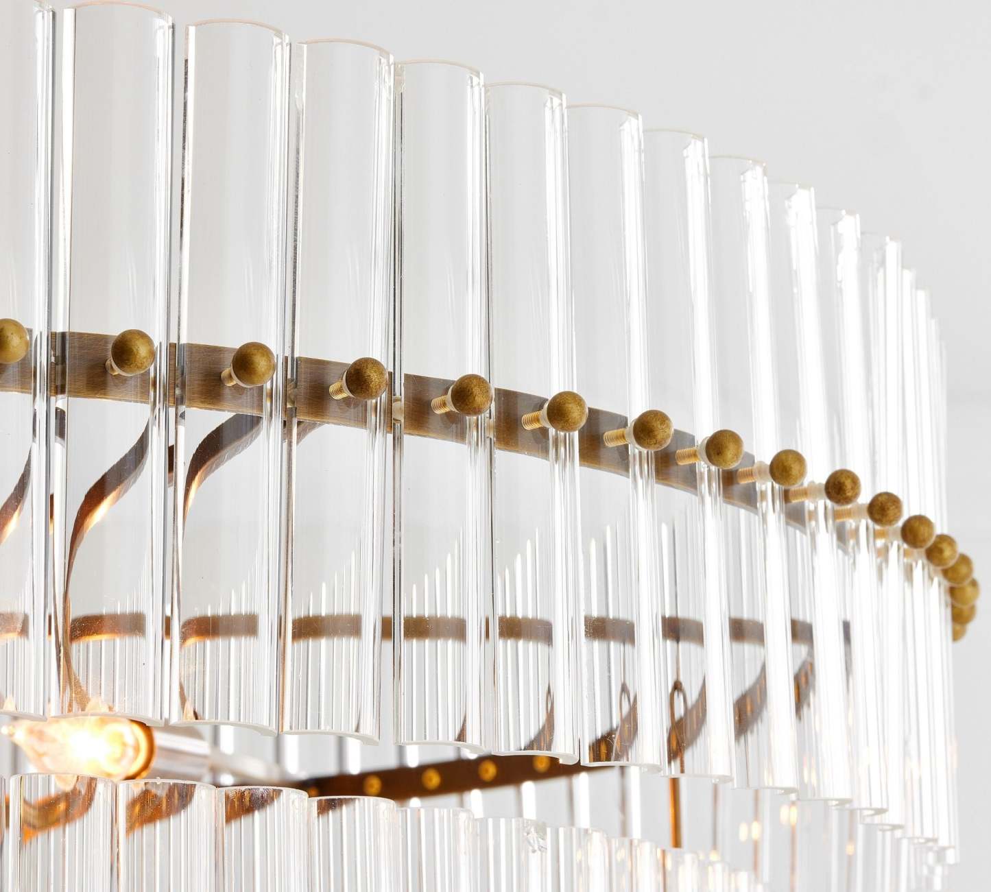 Molly Crystal Round Chandlier-VaseLamps