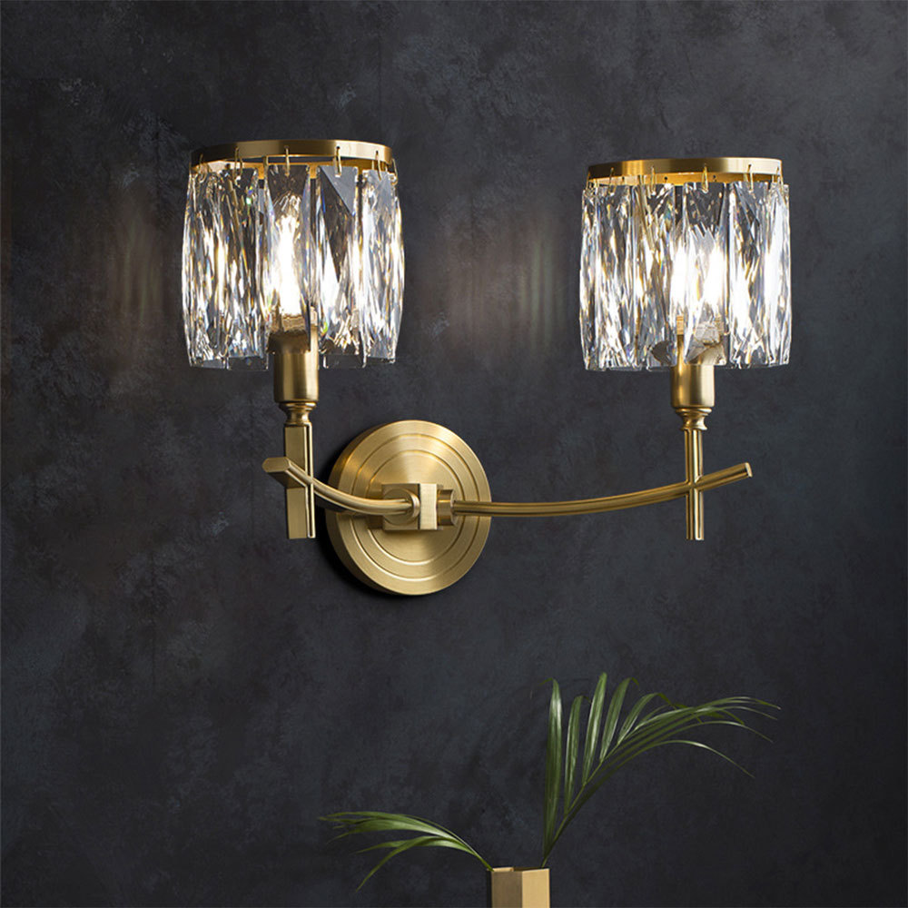 VASELAMPS - Modern Luxury Crystal Led Wall Sconce-VaseLamps