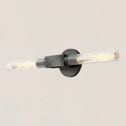 Cannele Glass Linear Wall Sconce-VaseLamps