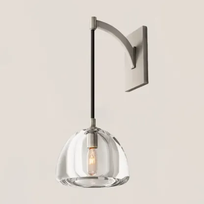 Hemisphere Crystal Wall Sconce-VaseLamps
