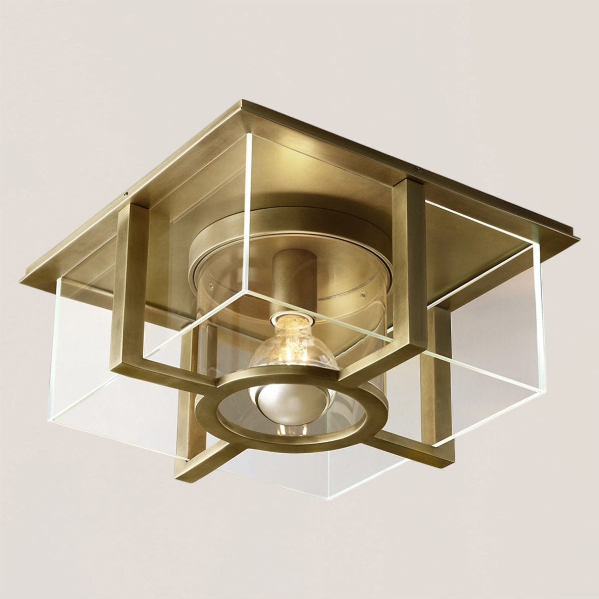 Petrus Square Flushmount-VaseLamps