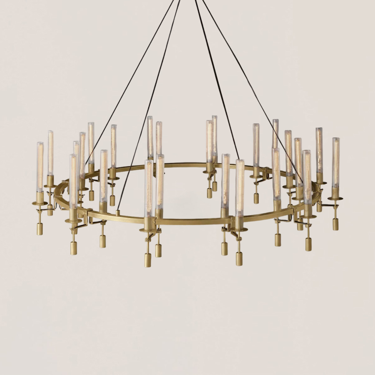 Fontanelle Round Chandelier 46"-VaseLamps