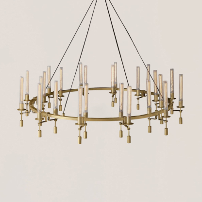 Fontanelle Round Chandelier 46"-VaseLamps