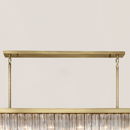 Cielo Glass Rectangular Chandelier-VaseLamps