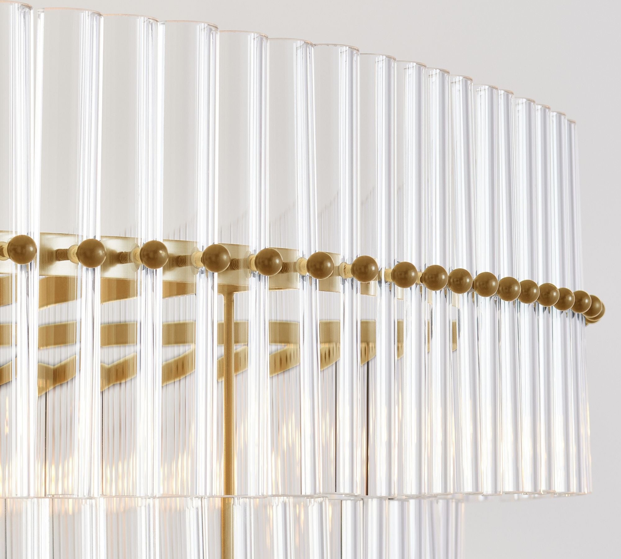 Molly Crystal Round Chandlier-VaseLamps