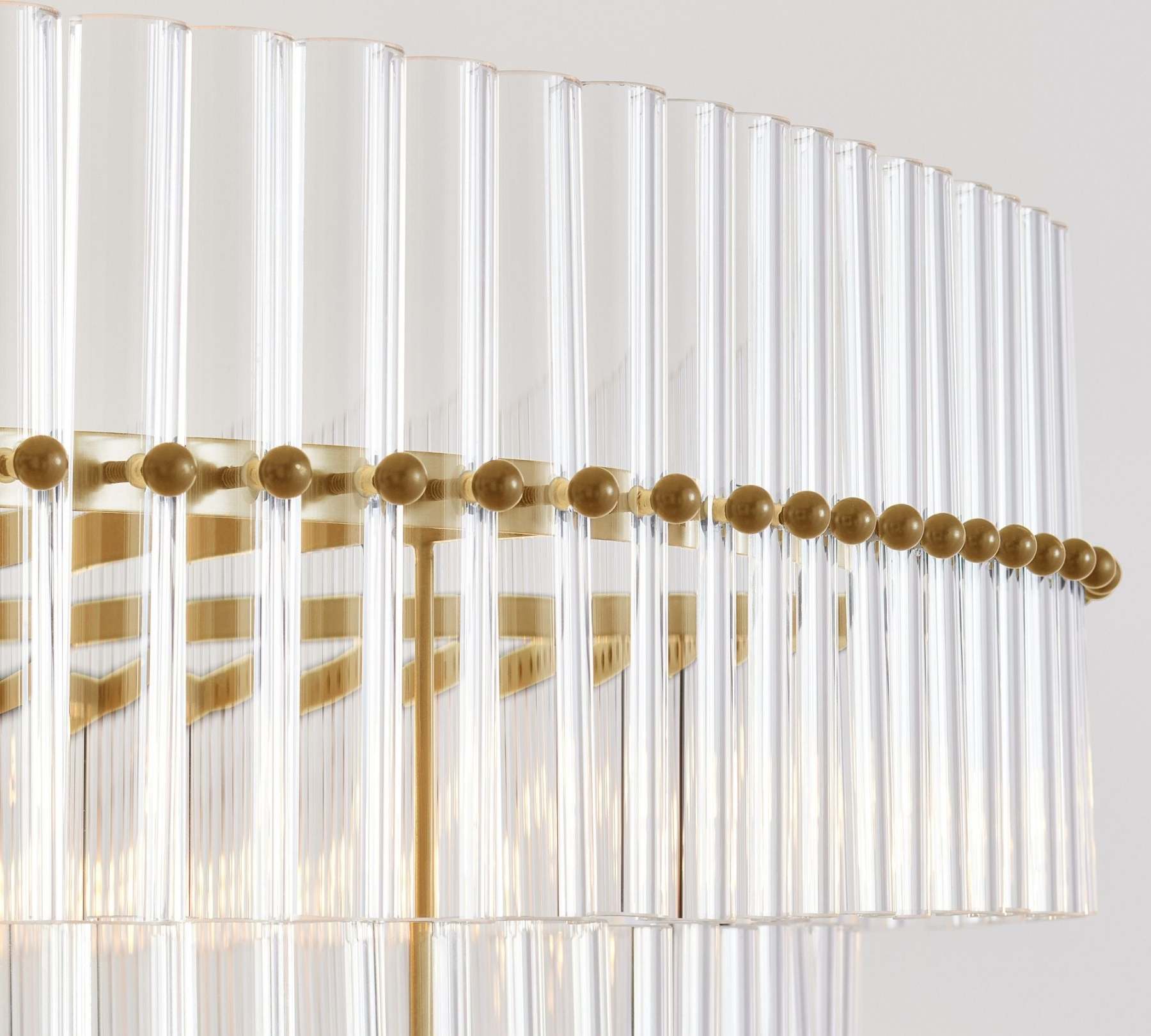 Molly Crystal Round Chandlier-VaseLamps