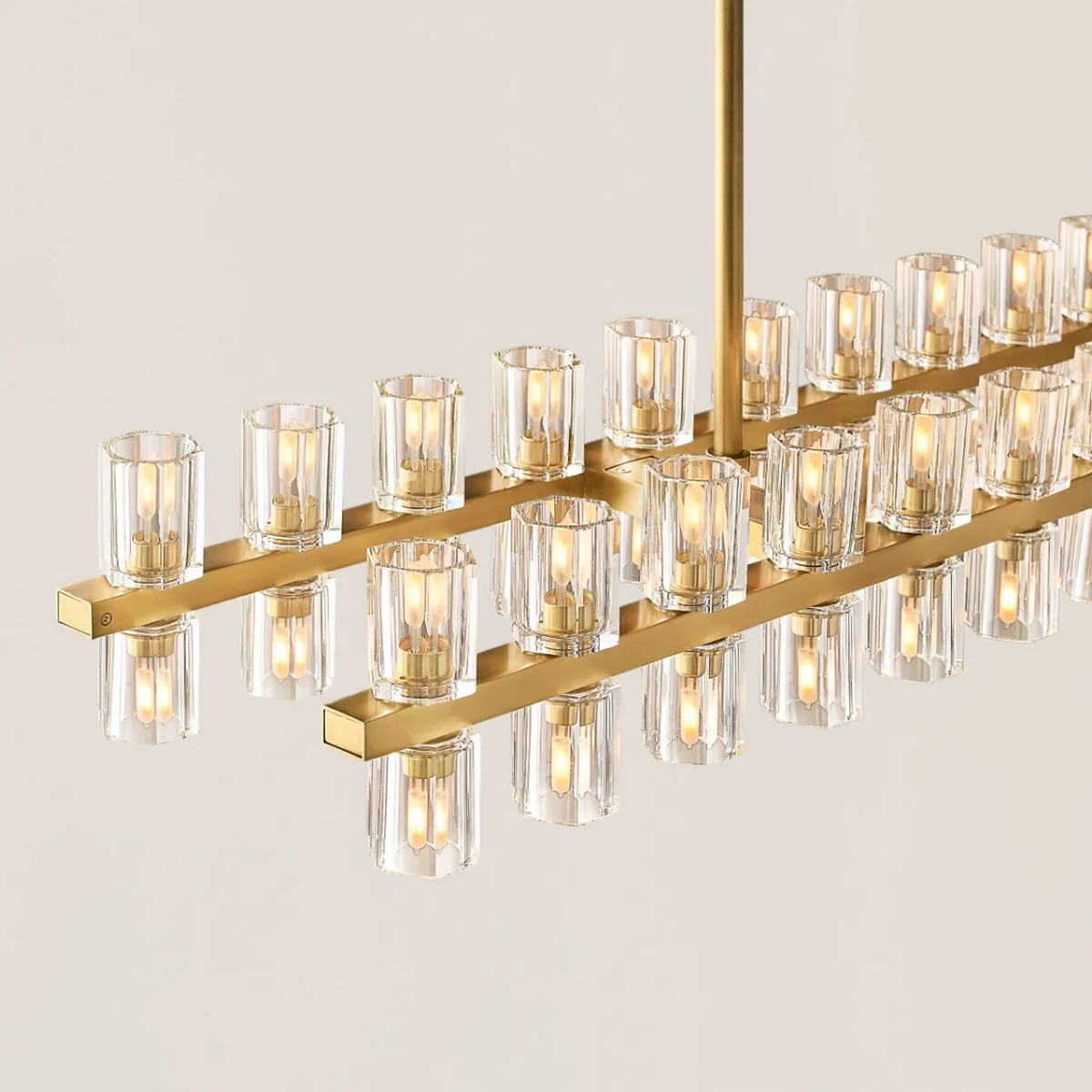 Arcachon LED Rectangular Chandelier-VaseLamps