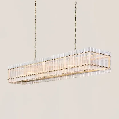 San Marco Modern Rectangular Chandelier-VaseLamps