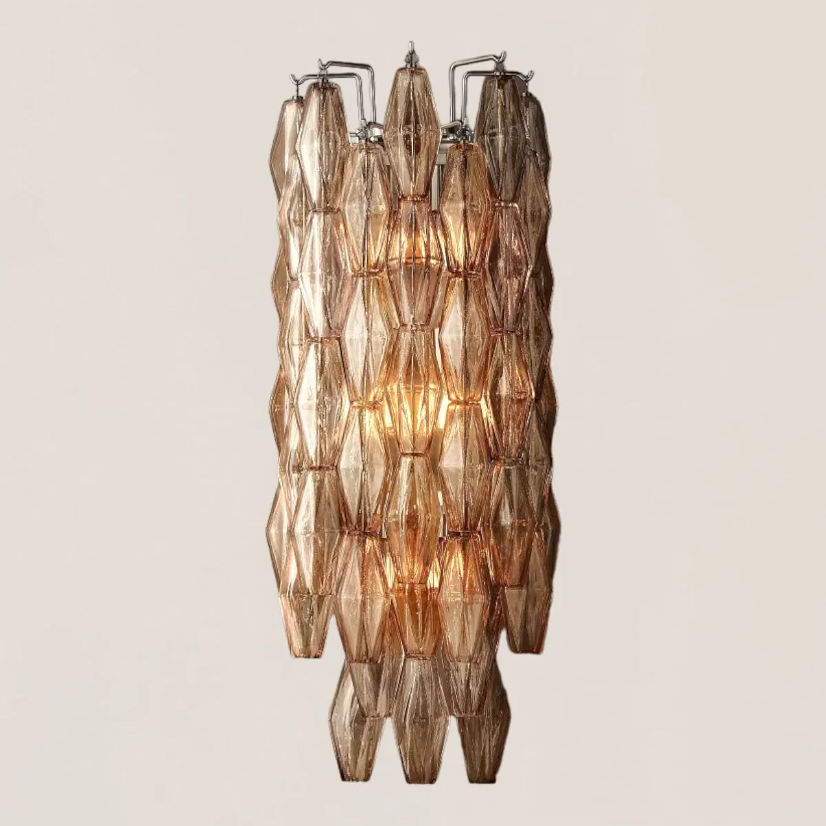 Chiara Glass Grand Wall Sconce-VaseLamps