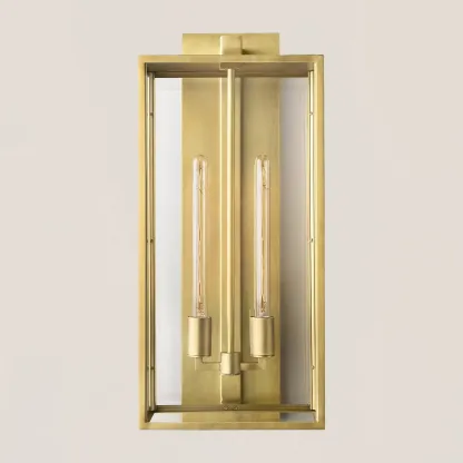 Beckman Square Lantern Wall Sconce-VaseLamps