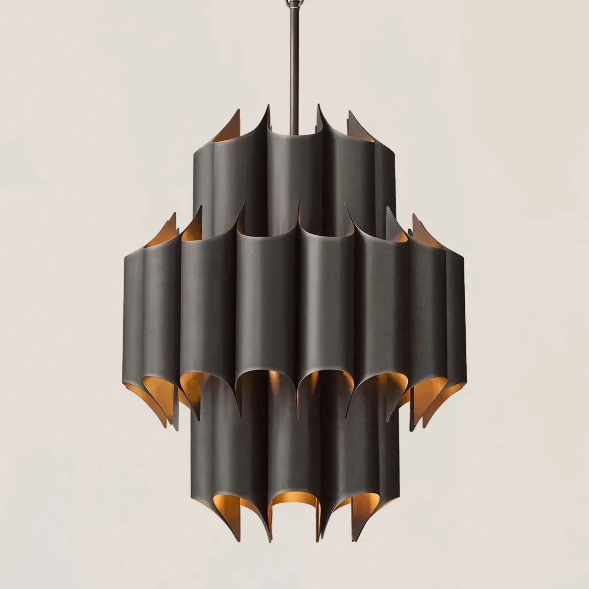 Cathedral Brass Chandelier 24"-VaseLamps