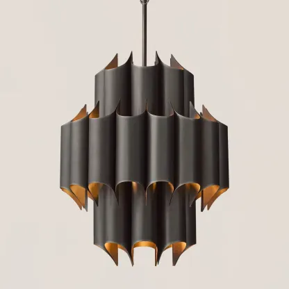 Cathedral Brass Chandelier 24"-VaseLamps