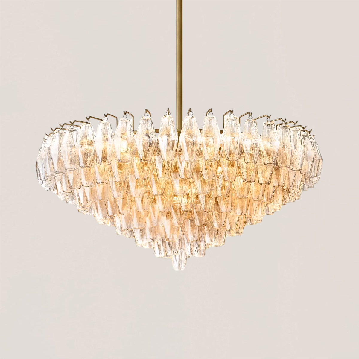 Chiara Glass Tiered Round Chandelier-VaseLamps